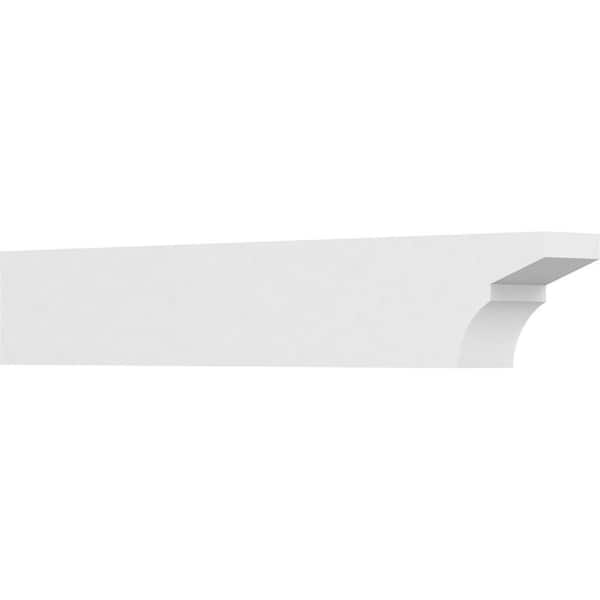 Ekena Millwork 4 in. x 6 in. x 36 in. Standard Monterey Architectural Grade PVC Rafter Tail Brace