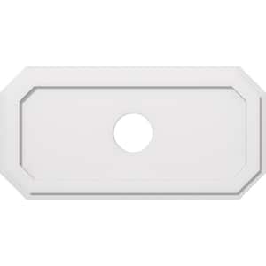 34 in. W x 17 in. H x 5 in. ID x 1 in. P Emerald Architectural Grade PVC Contemporary Ceiling Medallion