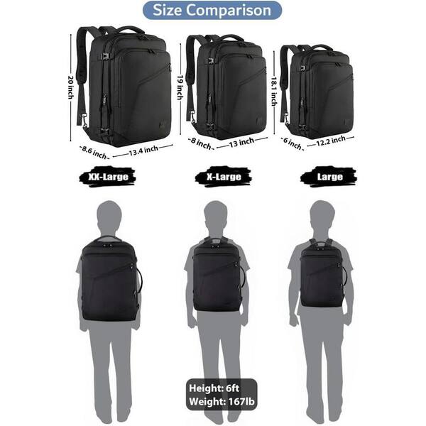 Farcauo Travel Backpack Purse - Waterproof Carry On Bag For Women & Men