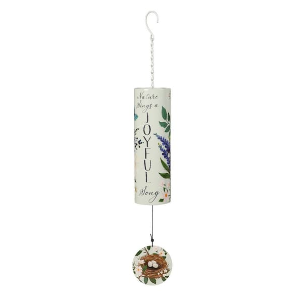 36 in. Cylinder Wind Chime,  in.Nature Sings a Joyful Song in.