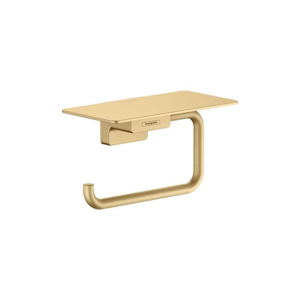 AddStoris Wall Mount Toilet Paper Holder with Shelf in Brushed Gold Optic price history on PriceWatchPro