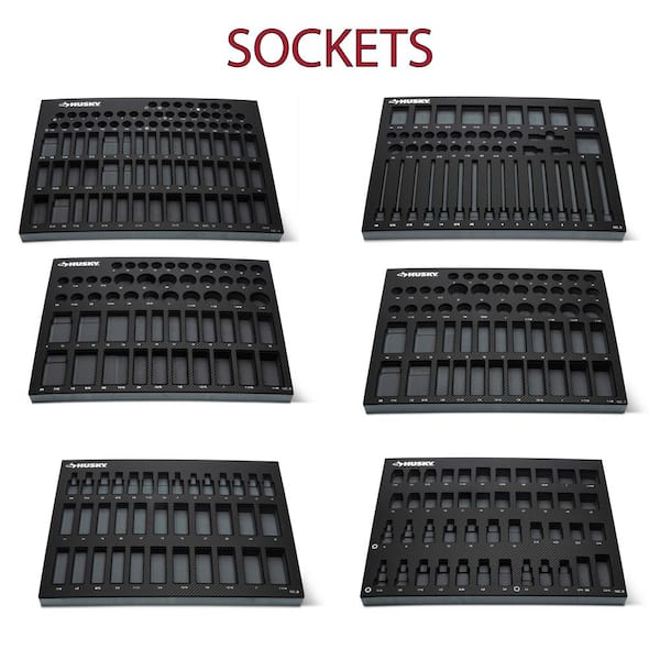 Husky EVA Foam Storage Trays for 1,025-Piece Tool Set (19-Trays)