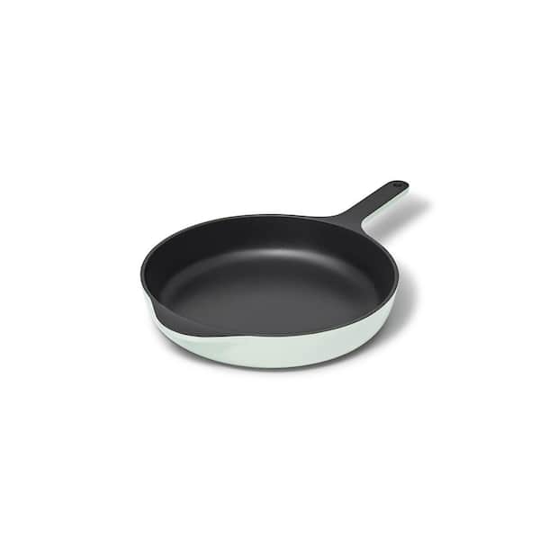 10.5 in. Cast Iron Skillet in Light Mist