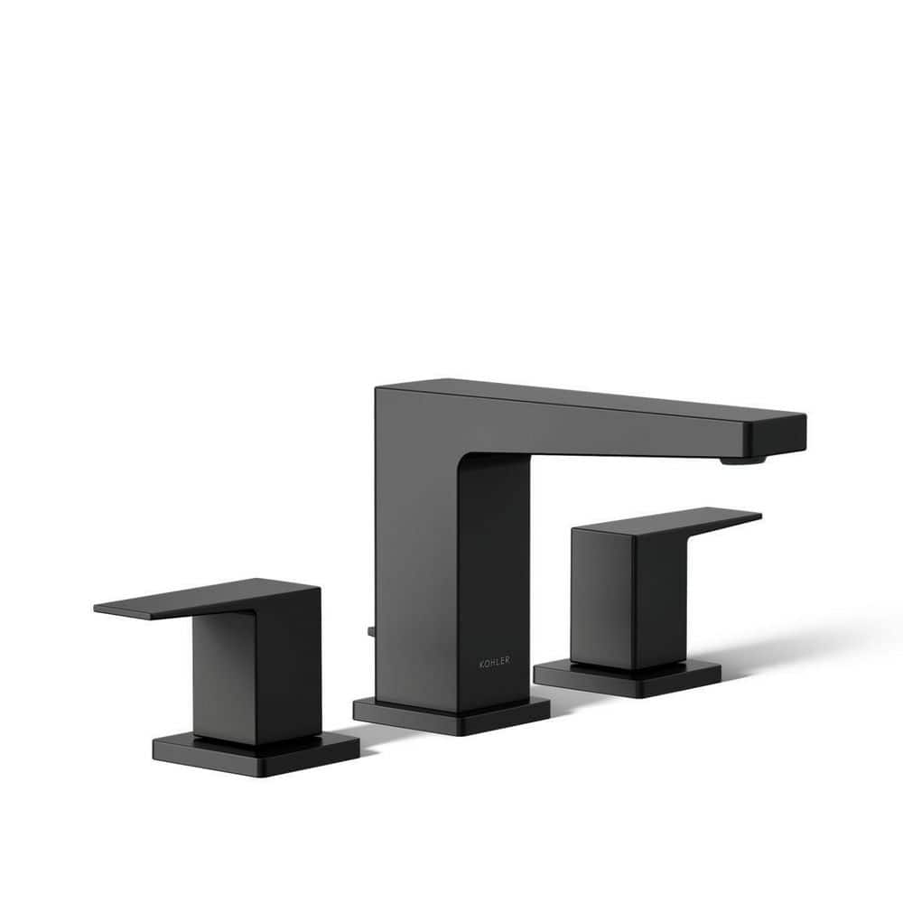 KOHLER Honesty 8 in. Widespread Double Handle Bathroom Faucet in