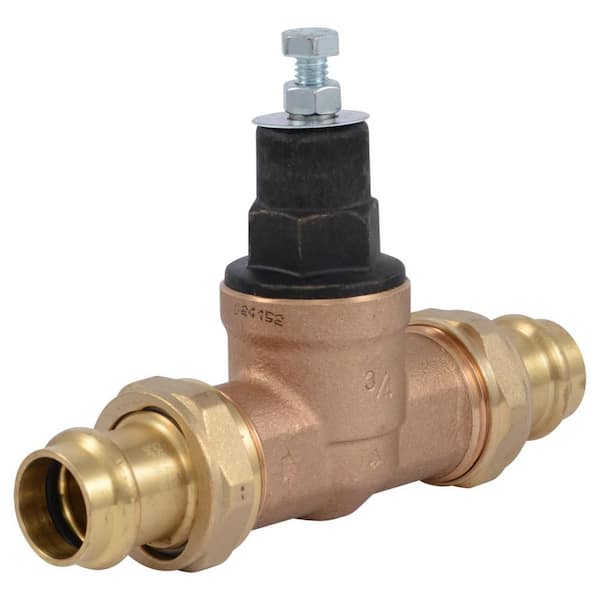 3/4-in Copper Press EB45 Pressure Regulating Valve Poly Top