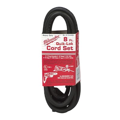 8 ft. Quik-Lok Cord 3 Wire Cord