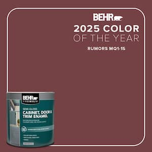 1 qt. #MQ1-15 Rumors Semi-Gloss Enamel Interior/Exterior Cabinet, Door & Trim Paint