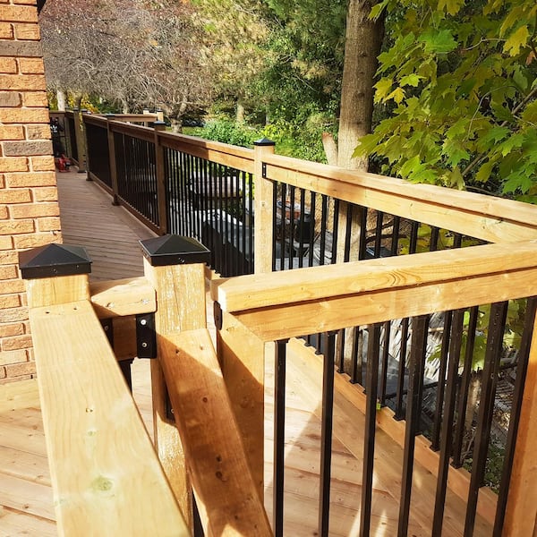 NUVO IRON 32 in. x 3/4 in. Galvanized Square Balusters (10-Pack)