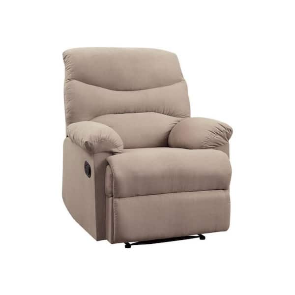maocao hoom 35 in. x 35 in. x 40 in. Beige Woven Fabric Recliner