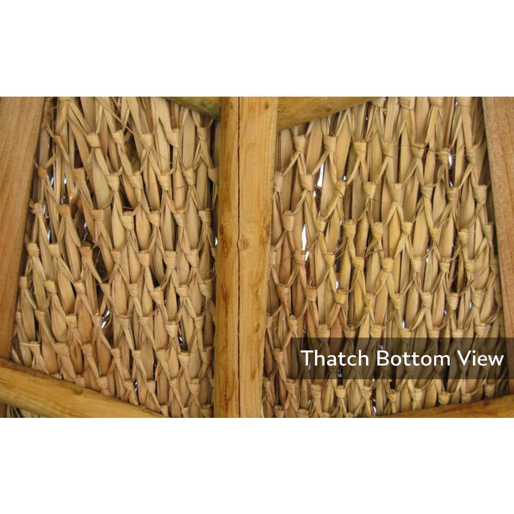 Backyard X-Scapes 35 in. H x 60 ft. L Mexican Palm Thatch Runner - 2