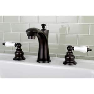 Victorian 8 in. Widespread 2-Handle Bathroom Faucet in Oil Rubbed Bronze