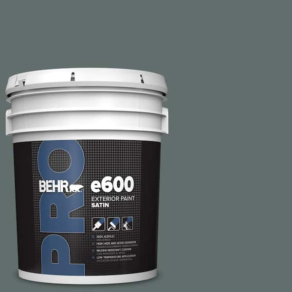 BEHR PRO 5 gal. #PPU12-19 Mountain Pine Satin Exterior Paint
