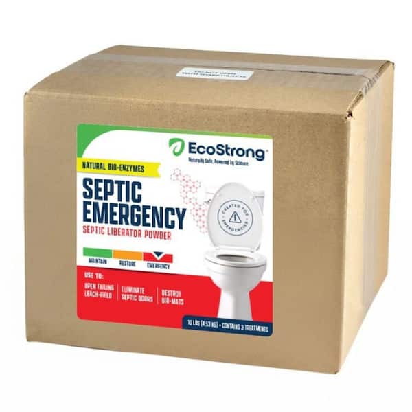 Septic Liberator Emergency Rescue Tank Additive Powder, 10 lbs., 3 Treatments