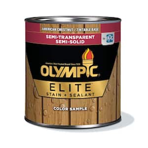 Elite 8 oz. American Chestnut Semi-Transparent Stain and Sealant in One
