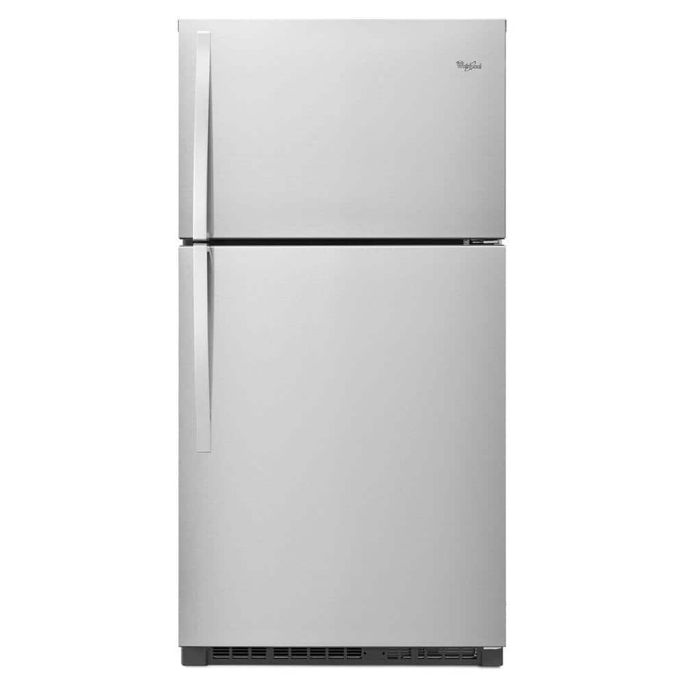 https://images.thdstatic.com/productImages/9c0250c7-9abd-45da-b4bc-e5a8c9d37a90/svn/monochromatic-stainless-steel-whirlpool-top-freezer-refrigerators-wrt511szdm-64_1000.jpg
