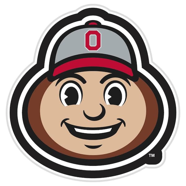 Evergreen 23 in. x 23 in. Ohio State University Brown College Mascot Plug-In LED Lighted Plastic Sign