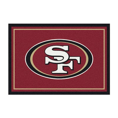 FANMATS NFL - San Francisco 49ers 30 in. x 72 in. Indoor Ticket Runner Rug  23136 - The Home Depot