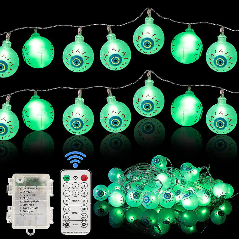 green led halloween lights