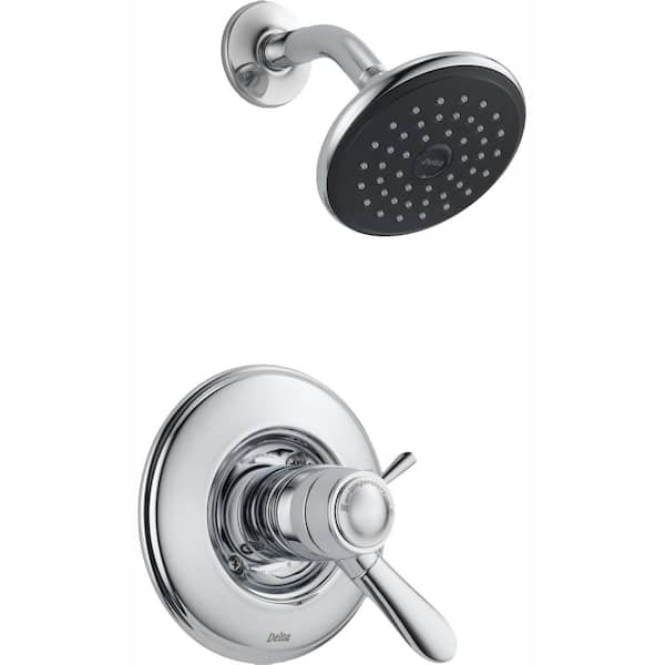 Delta Lahara TempAssure 17T Series 1-Handle Shower Faucet Trim Kit Only in Chrome (Valve Not Included)
