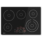 30 in. Radiant Smooth Surface Electric Cooktop in Black with 5 Elements and SmoothTouch Controls