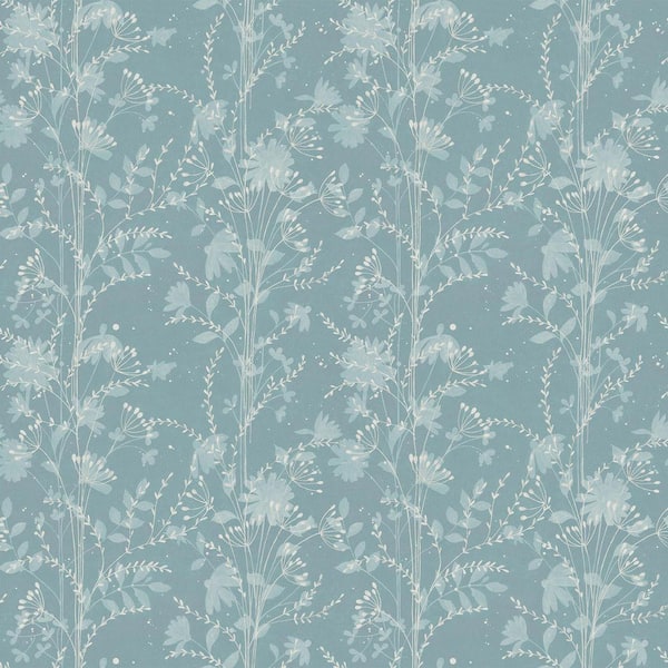 Laura Ashley Laura Ashley Fennelton Pale Newport Blue Wallpaper