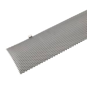 Hinged 6 in. x 3 ft. Unpainted Galvanized Steel Mesh Gutter Guard