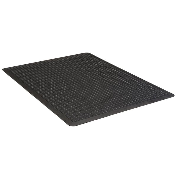 Bubble Flex Standard Black 3 ft. x 4 ft. Indoor Commercial Door Mat