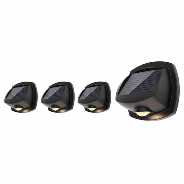 3.6 in. Low Voltage Dual Color Integrated LED Deck Rail Light 4-Pack Integrated LED Fixtures