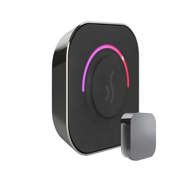 TempoTouch Steam Shower Control and Steamhead in Brilliant Black
