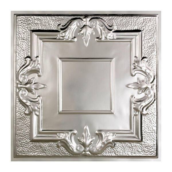 Great Lakes Tin Niagara 2 ft. x 2 ft. Lay-in Tin Ceiling Tile in Clear