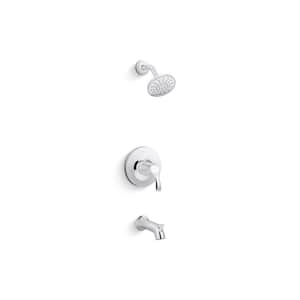 Simplice 2-Handle Tub and Shower Faucet Trim Kit in Polished Chrome (Valve Not Included)