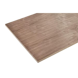 3/4 in. x 2 ft. x 4 ft. Europly Walnut Plywood Project Panel (Free Custom Cut Available)
