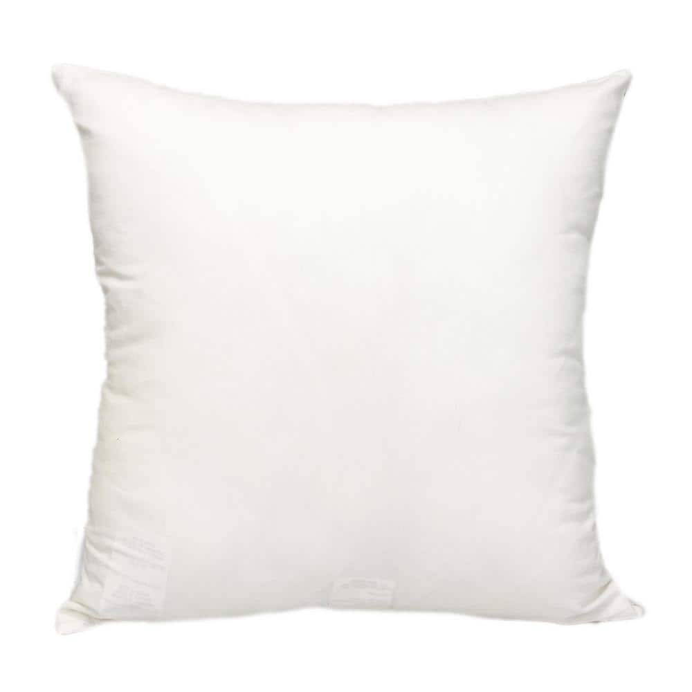 Ivory Cotton 20" x 20" Indoor/Outdoor Throw Pillow