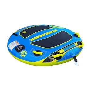 Screamer 1-Person Inflatable Towable Boating Water Sports 60 in. Tube
