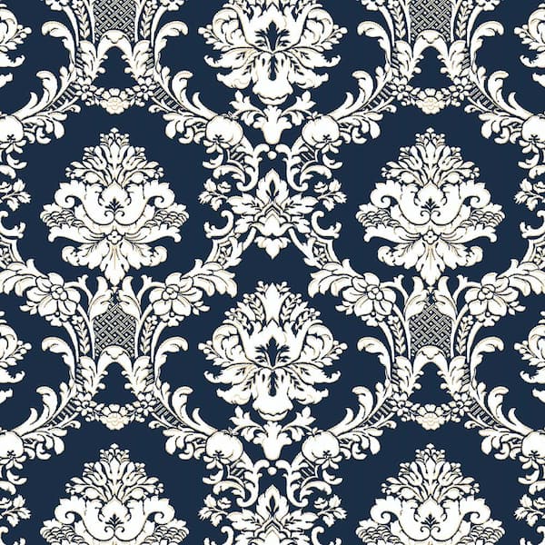 Norwall Document Damask Vinyl Roll Wallpaper (Covers 55 sq. ft.)