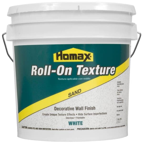 Homax 2 gal. White Sand Roll-On Texture Decorative Wall Finish