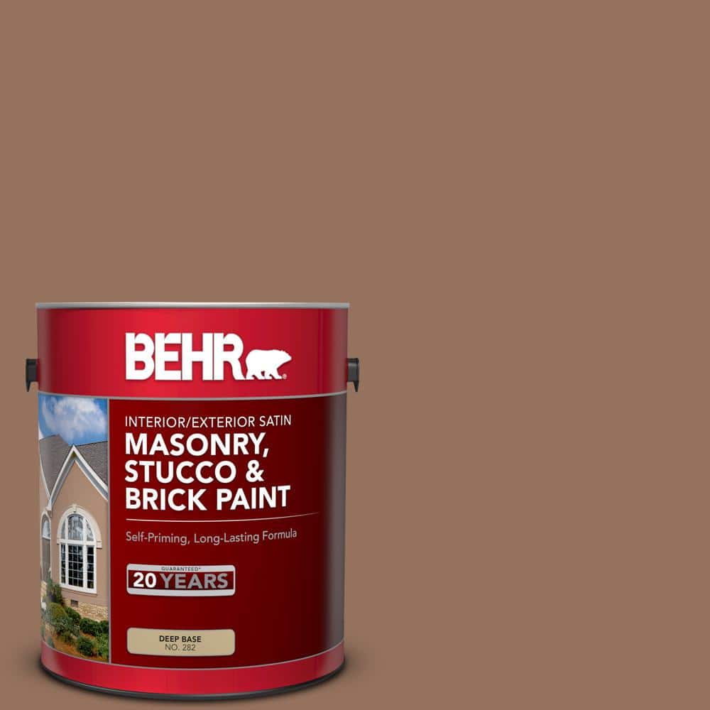 1 gal. #MS-12 Rio Bravo Satin Interior/Exterior Masonry, Stucco and Brick P