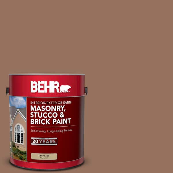 1 gal. #MS-12 Rio Bravo Satin Interior/Exterior Masonry, Stucco and Brick Paint