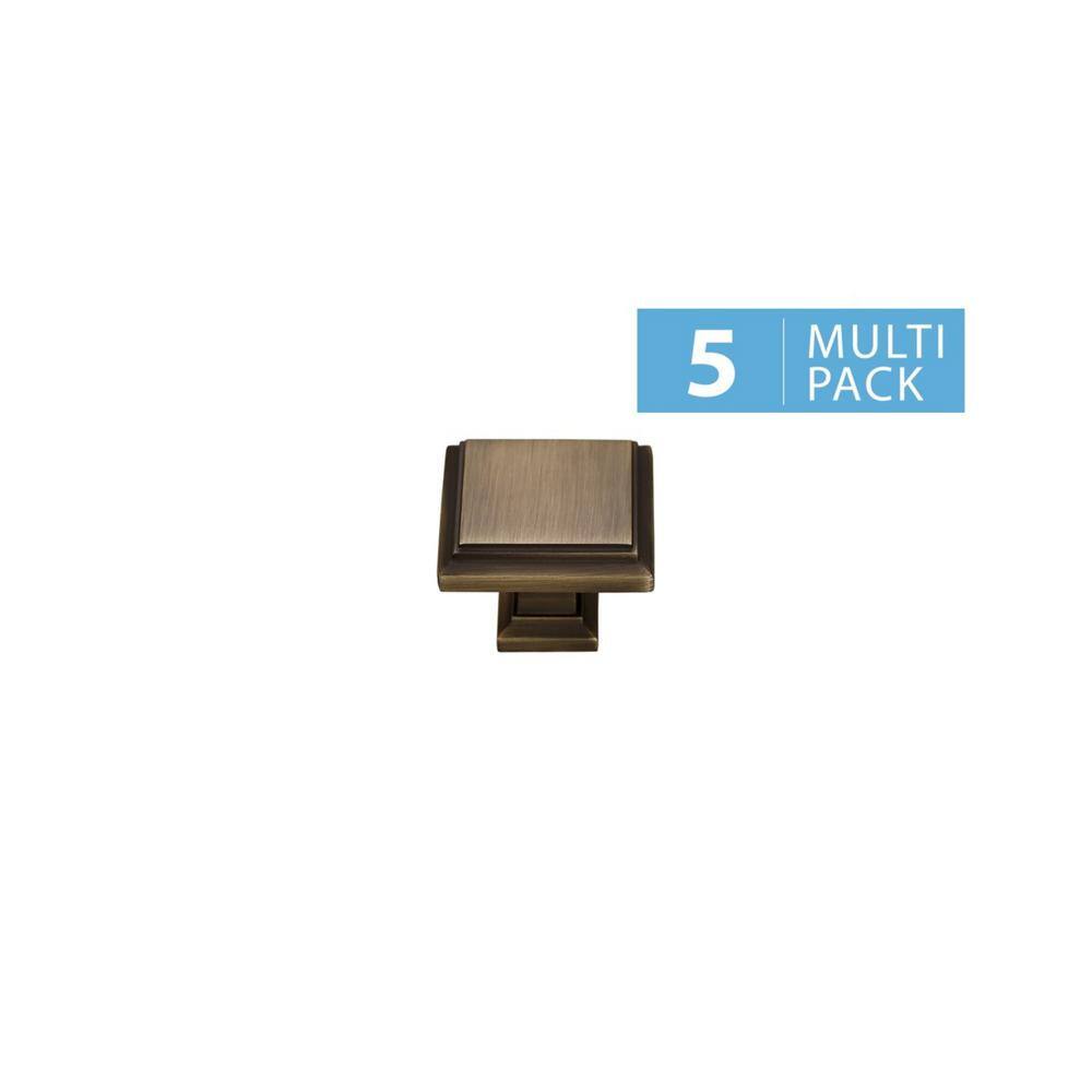 Sapphire Accent 1 in. Modern Knob (5Pack) SP1071KMAB5