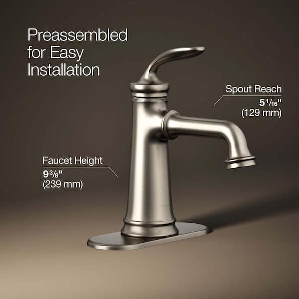 KOHLER Bellera Single Handle Single-Hole Deck Mount Bathroom