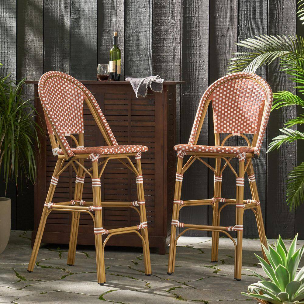 Red Finish Aluminum Outdoor Dining Chair (Set of 2) price history on PriceWatchPro