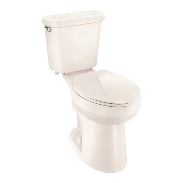 Glacier Bay 2-piece 1.0 GPF Single Flush Elongated Toilet in Bone