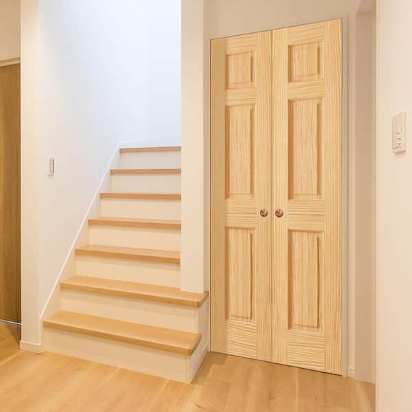18 in. x 96 in. 6-Panel Pine Unfinished Solid Core Interior Door Slab 18 in. x 96 in. 6-Panel Pine Unfinished Solid Core Interior Door Slab