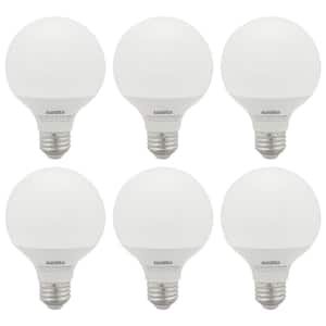 60-Watt Equivalent G25 Dimmable and Energy Star E26 Base LED Light Bulb, Daylight 5000K (6-Pack)