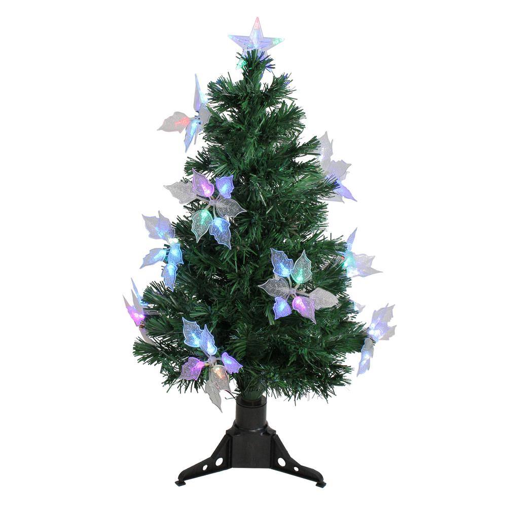 Multi Color Lights 6ft Pre-Lit Spiral Christmas Tree with Star Tree Topper 