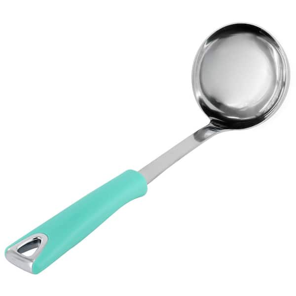 MARTHA STEWART EVERYDAY Drexler Stainless Steel Ladle in Turquoise ...