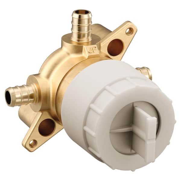 M-CORE 3-Port Shower Mixing Valve with Crimp Ring PEX Connections