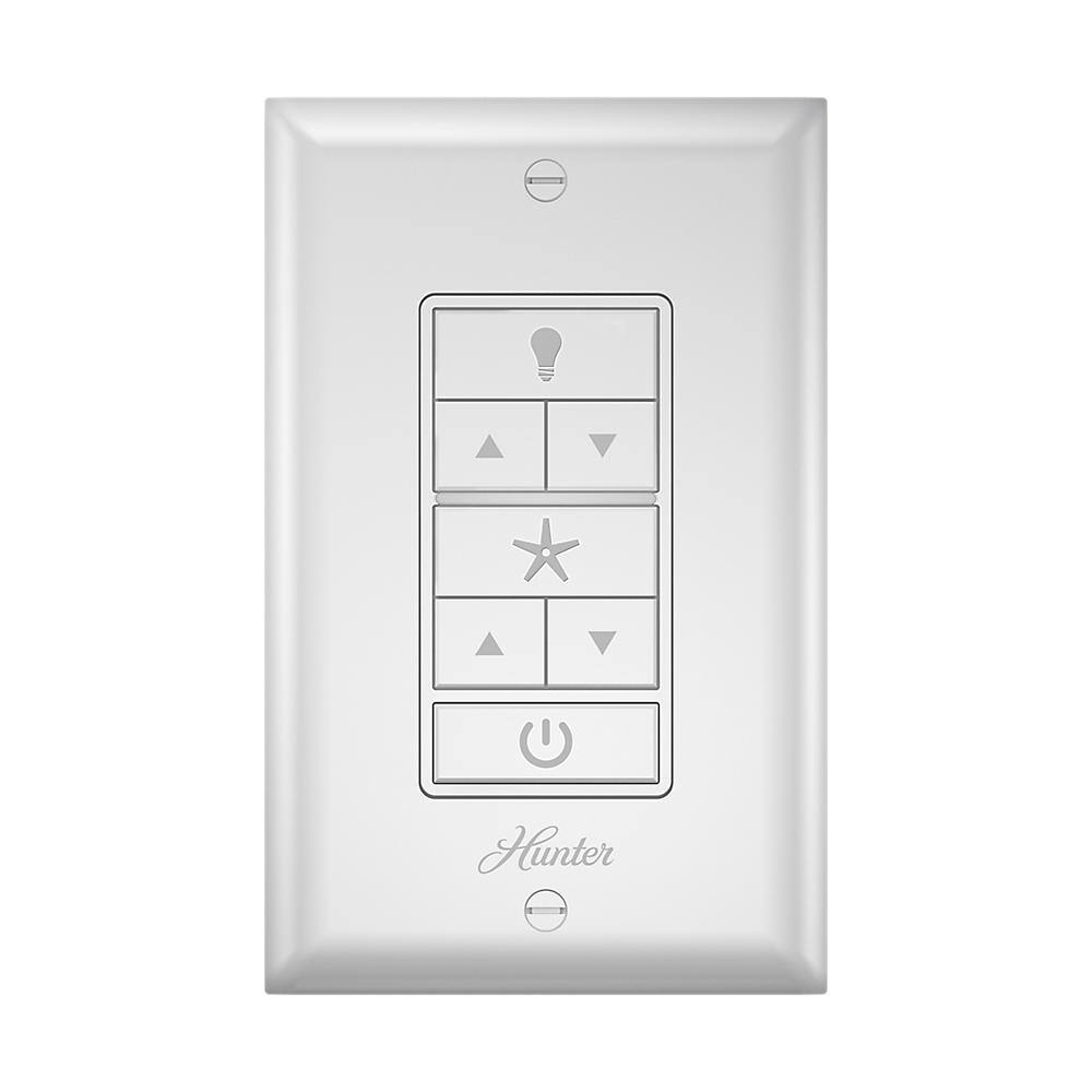 HUNTER Ceiling Fan & Light Wall Control with Wireless Recceiver 2-Wire 99375 