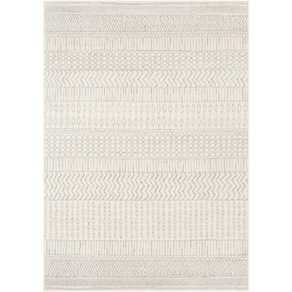 Livabliss Miran Medium Gray 5 ft. x 7 ft. Area Rug