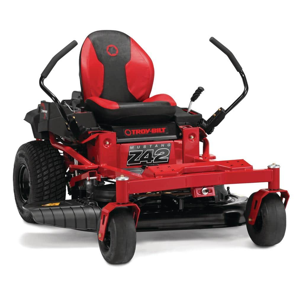 Troy-Bilt Mustang 42 in. 679 cc V-Twin OHV Engine Dual Hydrostatic Drive Gas Zero Turn Riding Lawn Mower